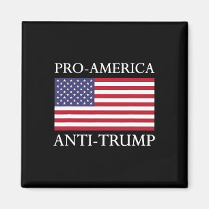 Anti-trump Shirt - American Usa Flag Resist Magnet