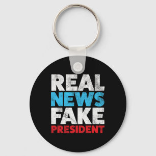 Anti Trump Shirt Real News Fake President Shirt Re Key Ring