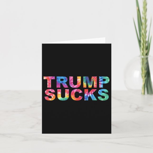 Anti Trump Shirts  Card (Front)