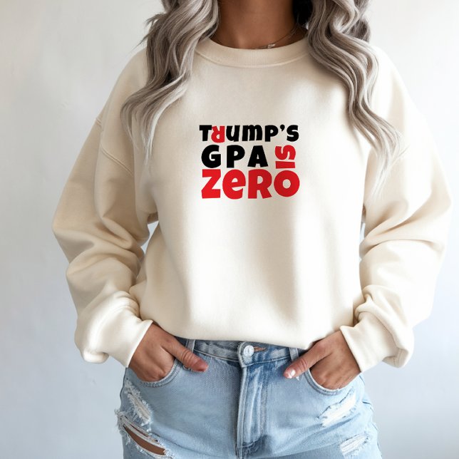 Anti Trump student protest slogan red black Sweatshirt (Creator Uploaded)