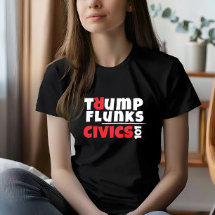 Anti trump student protest slogan red black Tri-Blend shirt