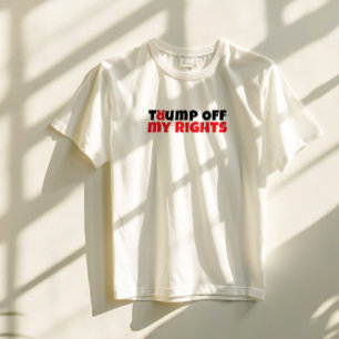 Anti Trump student protest slogan red elegant Tri-Blend Shirt