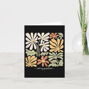 Anti Trump Subtle Not My President Flowers Womens Card