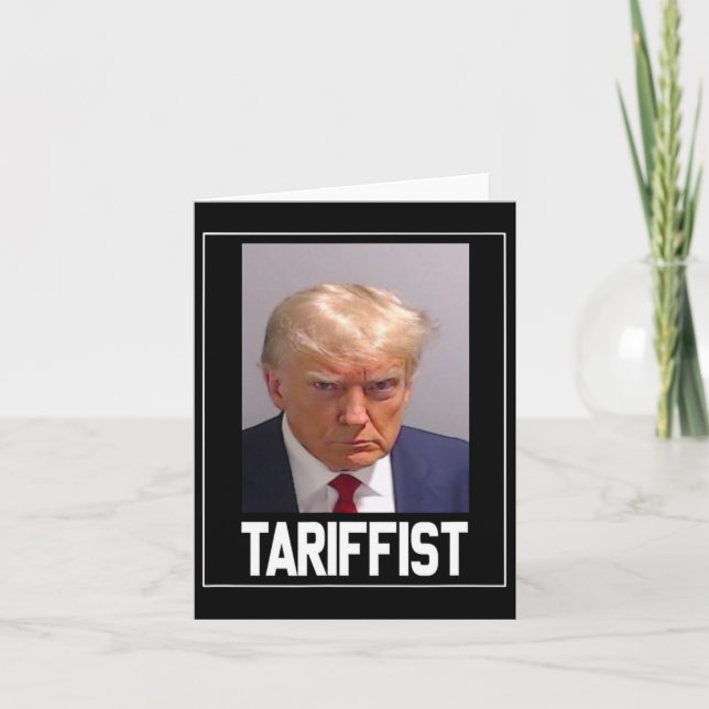 Anti Trump Tariffist  Card (Front)