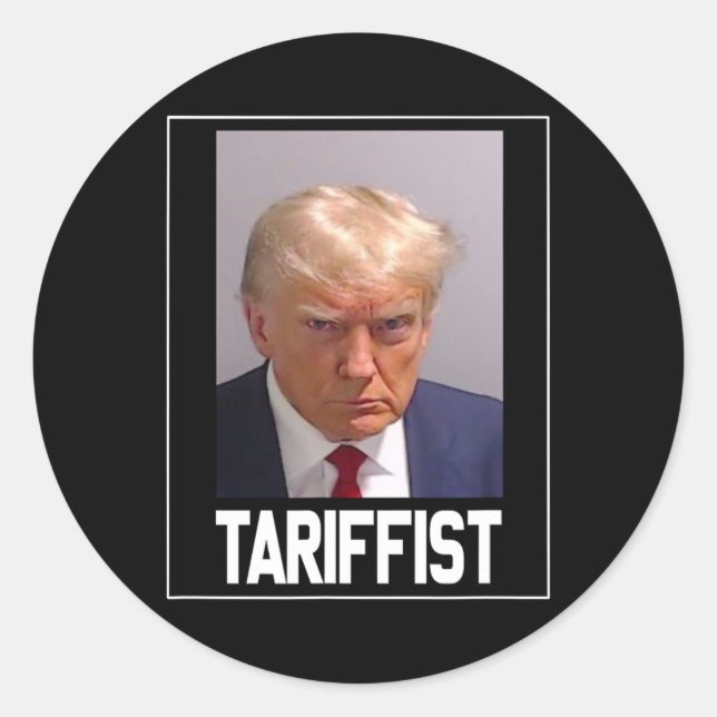 Anti Trump Tariffist  Classic Round Sticker (Front)