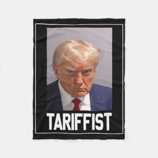 Anti Trump Tariffist Fleece Blanket