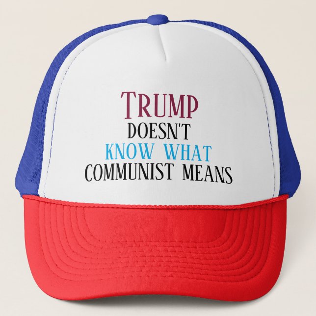 Anti-Trump Trucker Hat (Front)
