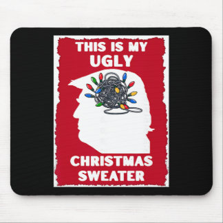 Anti-trump Ugly Christmas Sweater Funny Sarcastic  Mouse Mat
