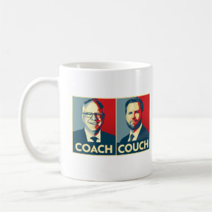 Anti Trump Vance - Coach vs. Couch Coffee Mug