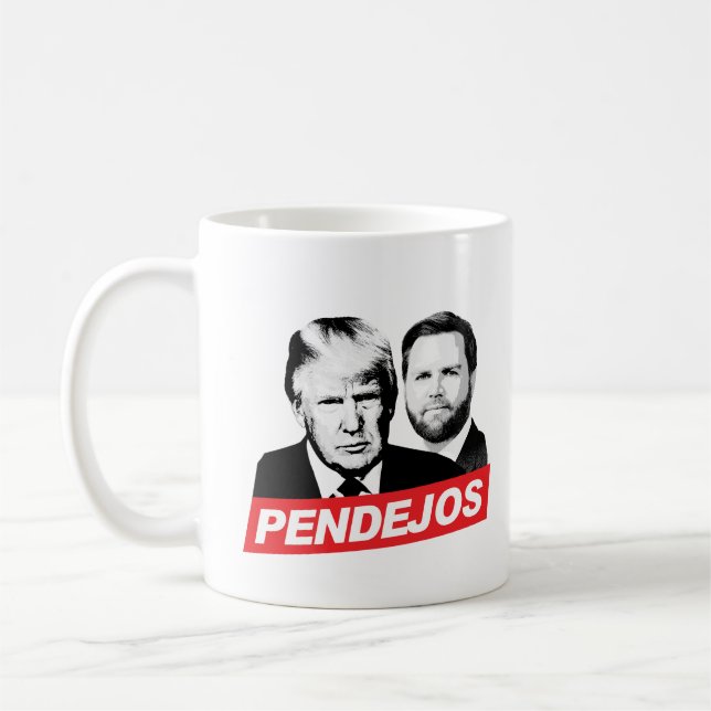 Anti Trump Vance - Pendejos Coffee Mug (Left)