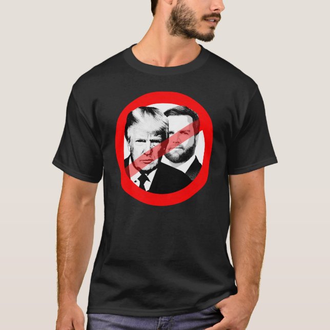 Anti Trump Vance T-Shirt (Front)