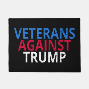 Anti-Trump - Veterans Against Trump Doormat