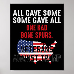 Anti Trump Veterans Against Trump  Poster
