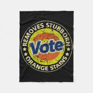 Anti-trump Vote Detergent Funny Gifts  Fleece Blanket