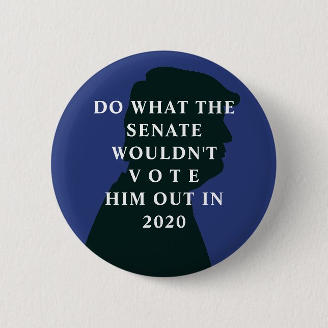 Anti Trump Vote Him Out 2020 Election 6 Cm Round Badge (Front)