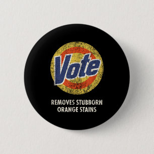 Anti-trump vote laundry detergent funny vintage An 6 Cm Round Badge