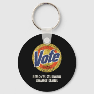 Anti-trump vote laundry detergent funny vintage An Key Ring