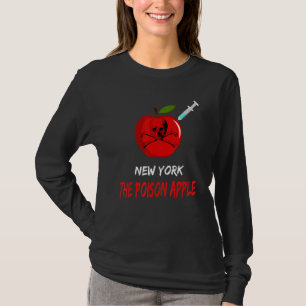 Anti Vaccine Passport New York Cross Bones And App T-Shirt