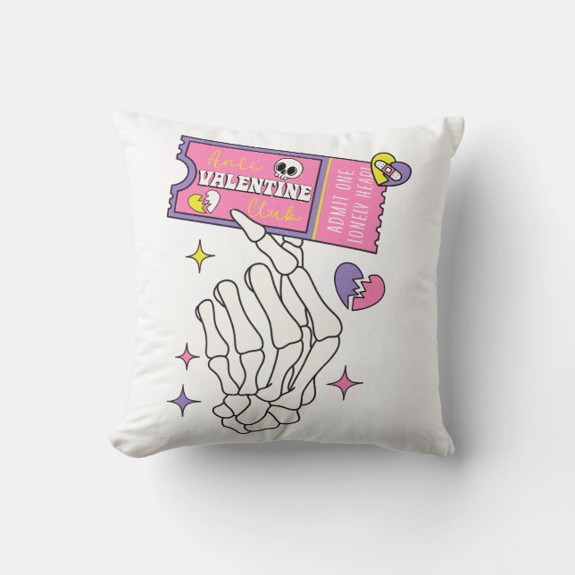 Anti Valentine Club Coupon Cushion (Front)