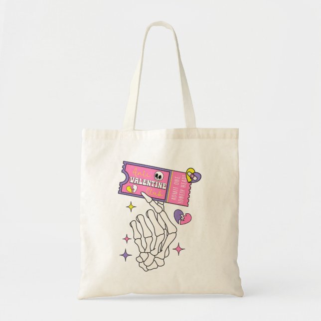 Anti Valentine Club Coupon Tote Bag (Front)