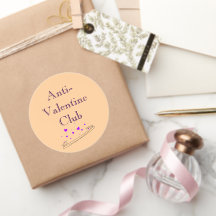 Anti Valentine Club Cute Minimal Pastel Art