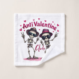 Anti Valentine Club Wash Cloth