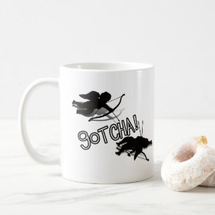 Anti-Valentine - 'GOTCHA' Cupid's Duel Coffee Mug