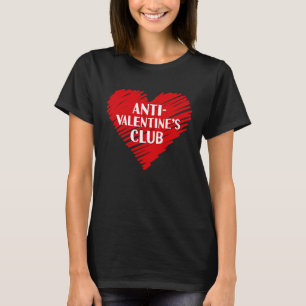 Anti Valentine's Club Single Awareness Day 2023  V T-Shirt