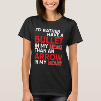 Anti Valentine's Day Bullet In My Head For Valenti T-Shirt