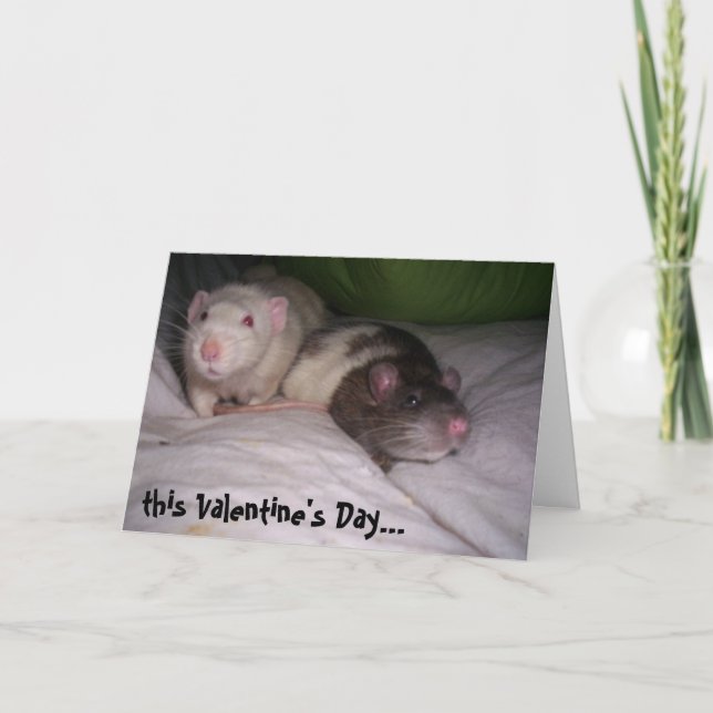 Anti Valentine's Day card - let's just be friends (Front)