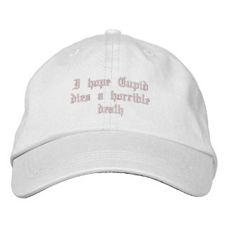 Anti Valentine's Day Embroidered Hat