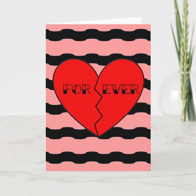 Anti-Valentine's Day Holiday Card (Front)