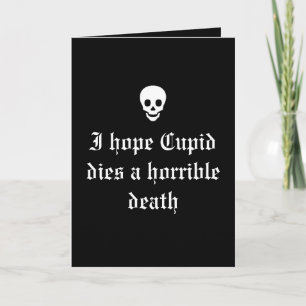 Anti Valentine's Day Holiday Card