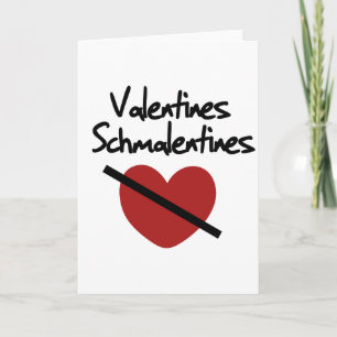 Anti valentines day humour holiday card