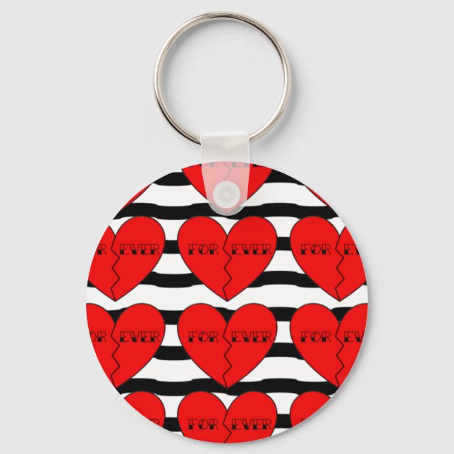 Anti-Valentine's Day Key Ring (Front)