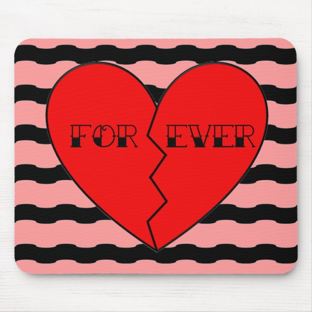 Anti-Valentine's Day Mouse Mat (Front)