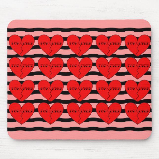 Anti-Valentine's Day Mouse Mat (Front)