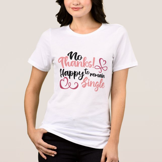 Anti-Valentines Day  Tri-Blend Shirt (Front)
