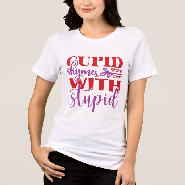 Anti-Valentines Day Tri-Blend Shirt (Front)