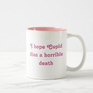 Anti Valentine's Day Two-Tone Coffee Mug