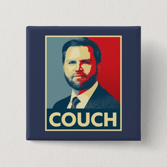Anti Vance - COUCH 15 Cm Square Badge (Front)