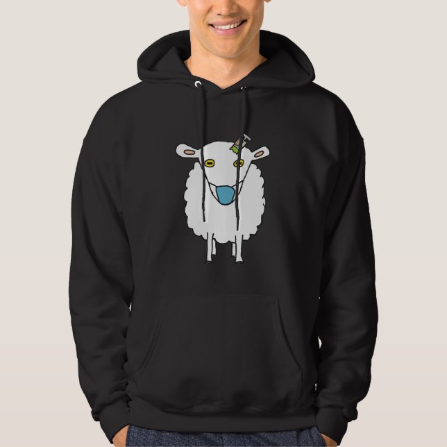 Anti Vax Sheep Vaccination Hoodie (Front)