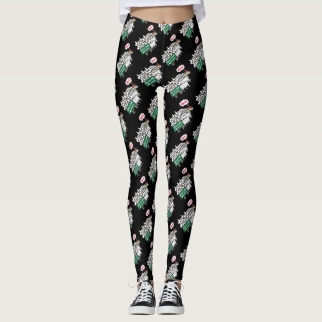 Anti Vax Sheep Vaccination Leggings (Front)