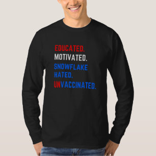 Anti Vax Vaccine Anti Socialism Socialist Freedom  T-Shirt