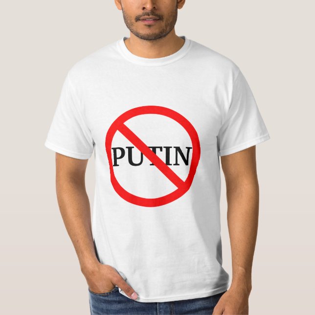 Anti Vladimir Putin  T-Shirt (Front)