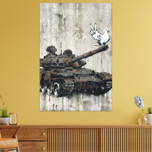 Anti War Dove of Peace Canvas Print