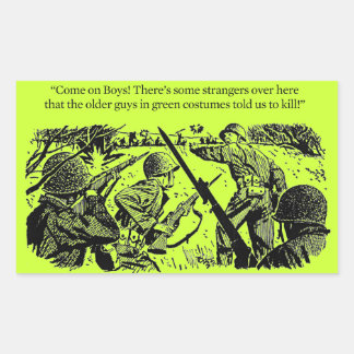 Anti War Sticker Set
