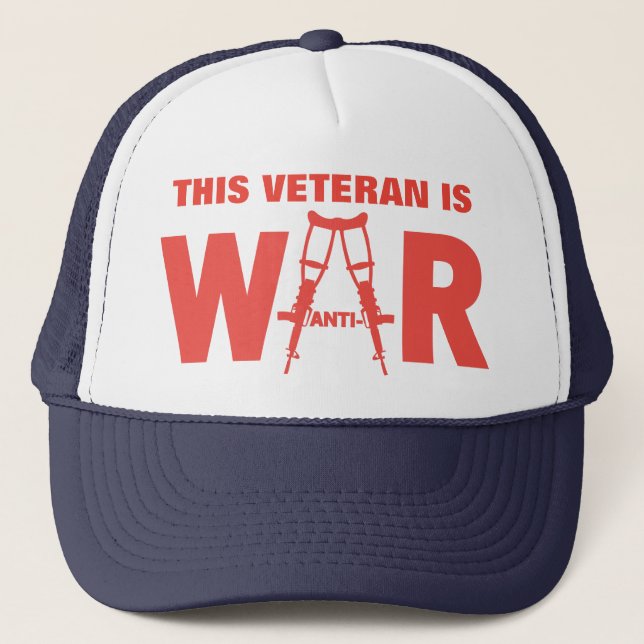 Anti-War Veteran Hat (Front)