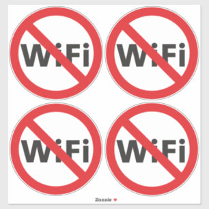 Anti-Wi-Fi vinyl sticker