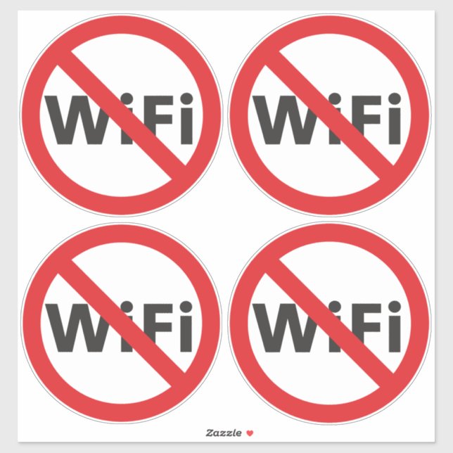 Anti-Wi-Fi vinyl sticker (Sheet)